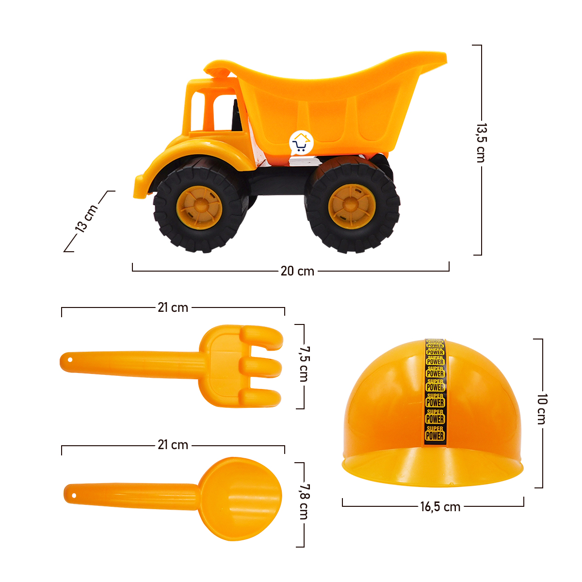 Miniatura 2 de Juego Construccion Volqueta 100454